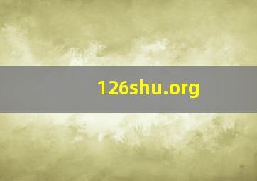 126shu.org