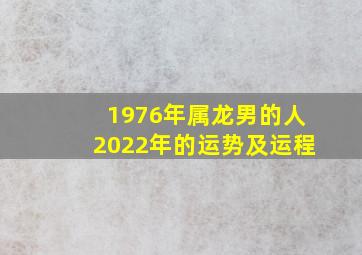 1976年属龙男的人2022年的运势及运程