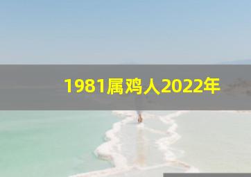 1981属鸡人2022年