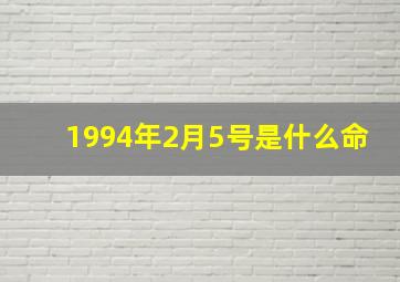 1994年2月5号是什么命