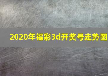 2020年福彩3d开奖号走势图