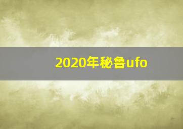 2020年秘鲁ufo