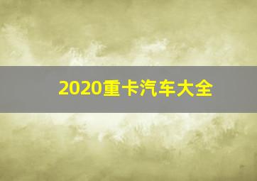 2020重卡汽车大全