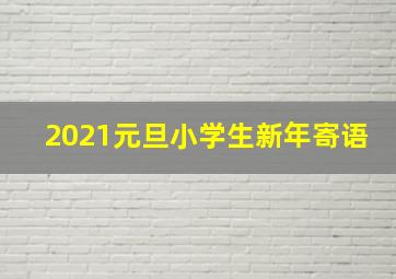 2021元旦小学生新年寄语