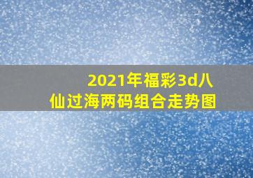 2021年福彩3d八仙过海两码组合走势图