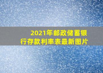 2021年邮政储蓄银行存款利率表最新图片