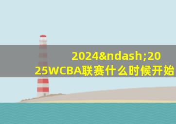 2024–2025WCBA联赛什么时候开始