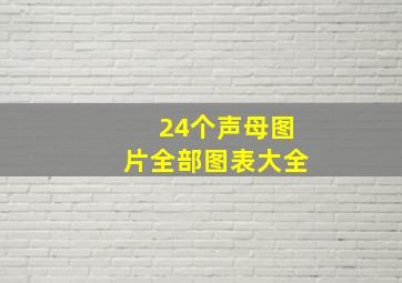 24个声母图片全部图表大全