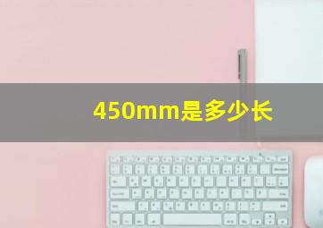 450mm是多少长