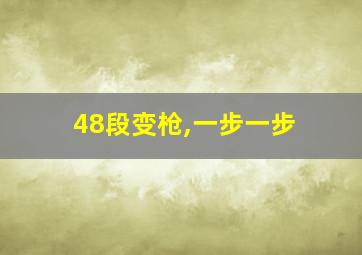 48段变枪,一步一步