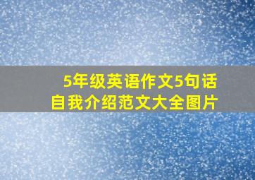 5年级英语作文5句话自我介绍范文大全图片