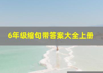 6年级缩句带答案大全上册