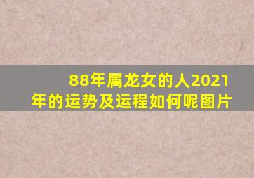 88年属龙女的人2021年的运势及运程如何呢图片