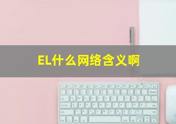 EL什么网络含义啊