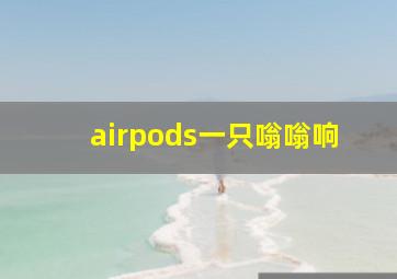 airpods一只嗡嗡响