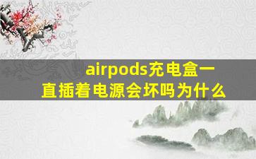 airpods充电盒一直插着电源会坏吗为什么