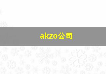 akzo公司