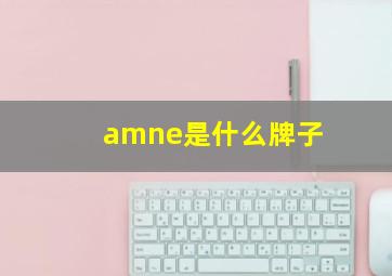 amne是什么牌子