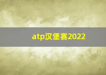 atp汉堡赛2022