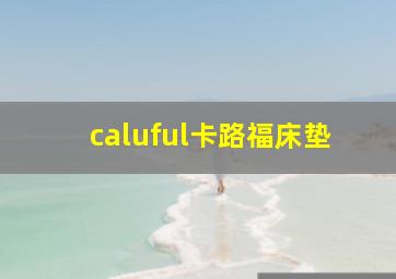 caluful卡路福床垫