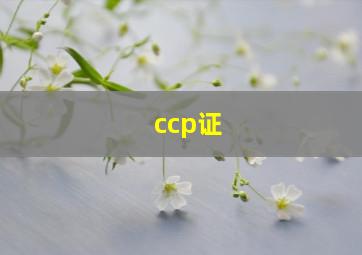 ccp证