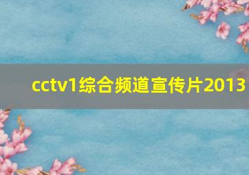 cctv1综合频道宣传片2013