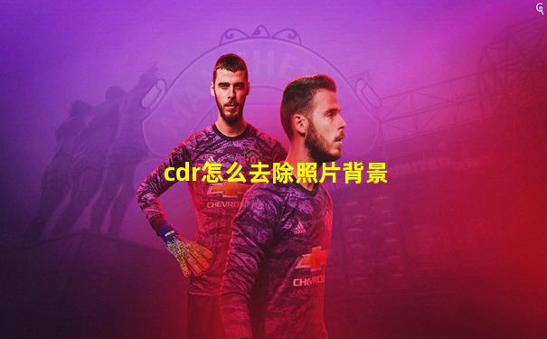 cdr怎么去除照片背景