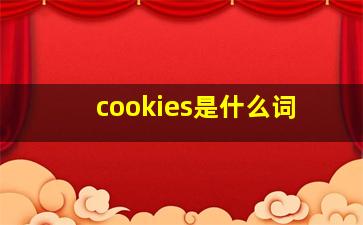 cookies是什么词