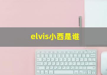 elvis小西是谁