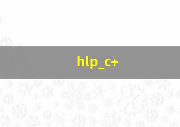 hlp_c+