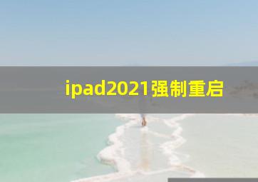 ipad2021强制重启