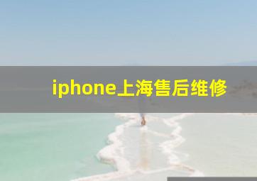 iphone上海售后维修