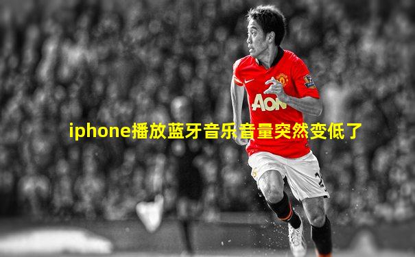 iphone播放蓝牙音乐音量突然变低了