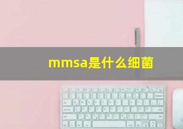 mmsa是什么细菌