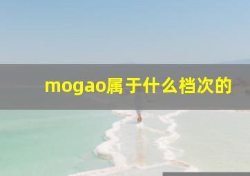 mogao属于什么档次的