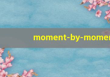 moment-by-moment