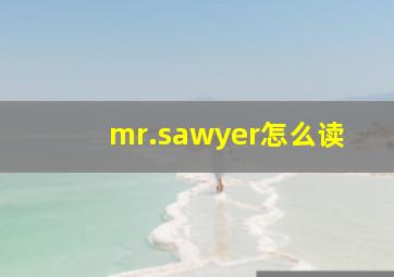 mr.sawyer怎么读