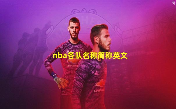 nba各队名称简称英文