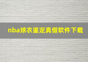 nba球衣鉴定真假软件下载