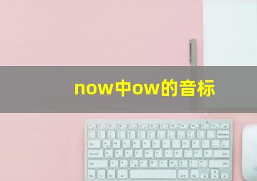 now中ow的音标