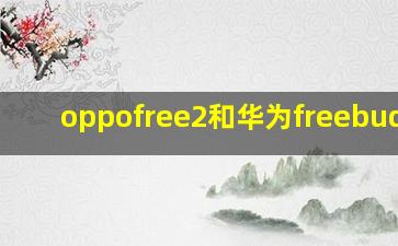 oppofree2和华为freebuds4i