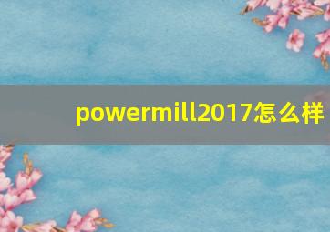 powermill2017怎么样