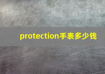 protection手表多少钱