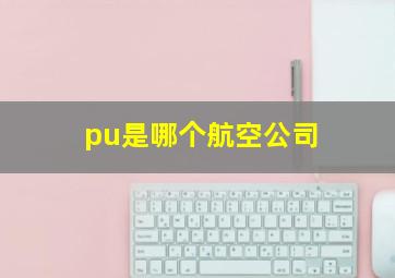 pu是哪个航空公司