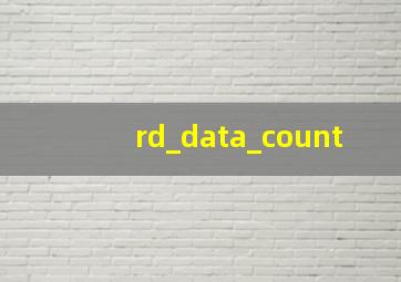 rd_data_count