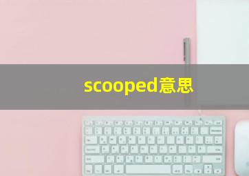 scooped意思