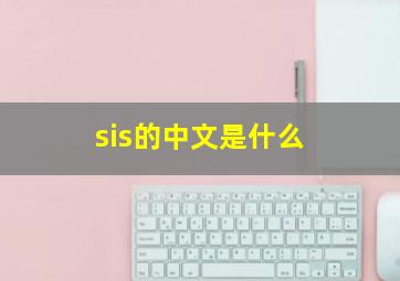 sis的中文是什么