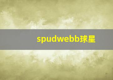 spudwebb球星