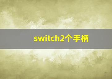 switch2个手柄