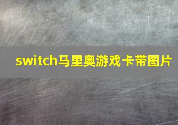 switch马里奥游戏卡带图片